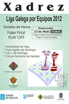 Cartel Fase Final da Liga Galega por Equipos