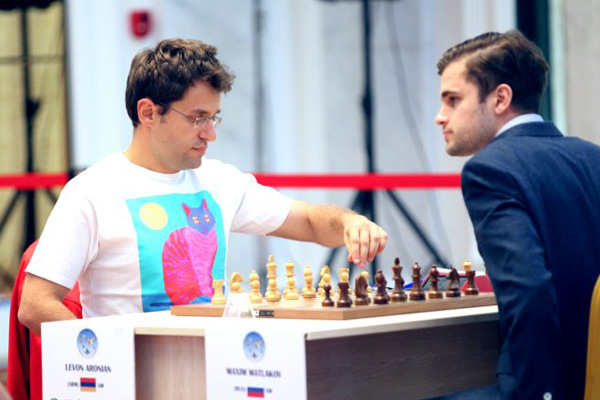 Levon Aronian vs ruso Maxim Matlakov