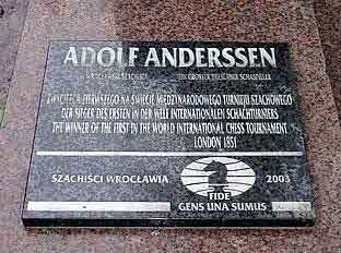 Adolf Anderssen tumba 2