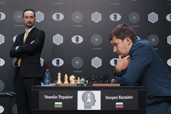 World Chess: A Day of Draws Leaves Karjakin in the Lead