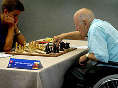 Viktor Korchnoi en Geneva 2012