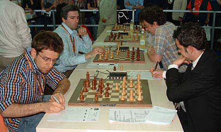 Armenia vs Francia. Aronian vs Bacrot y Sokolov vs Akopian