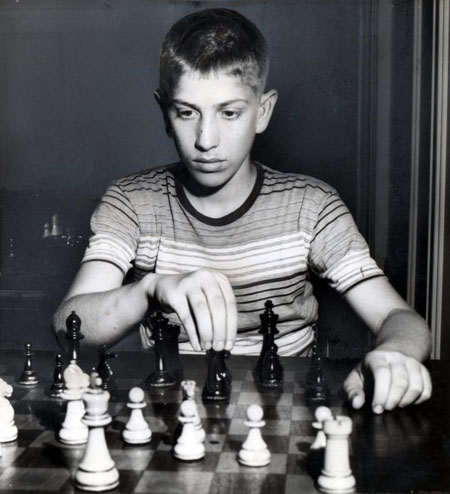 Bobby Fischer en Nueva York en 1957