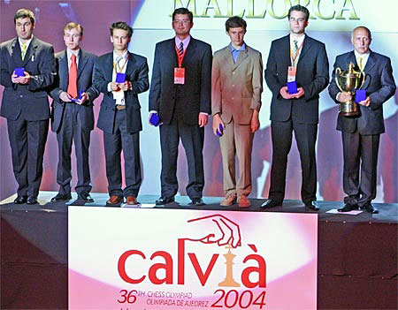 Calviá 2004, Tukmakov, capitán de Ucrania, campeón olímpico