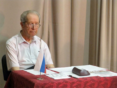 El árbitro Yuri Averbakh, 89 anos el GM actual más longevo del mundo 2011