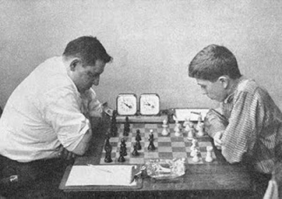 Fischer vs Turner Nueva York, Cto de EE.UU. 1957, Chess Review, marzo de 1958