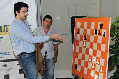Kramnik comenta su victoria ante Timofeev