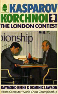 Libro del match Kasparov vs. Korchnoi de Keene y Lawson