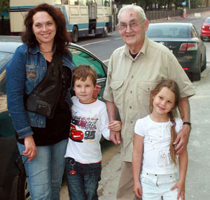 Mark Taimanov y su familia