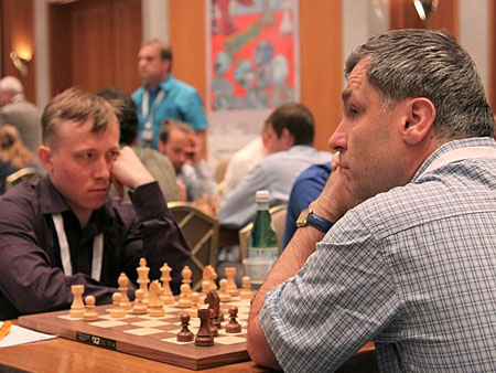 Ponomariov vs Ivanchuk Ronda 3 en Eilat 