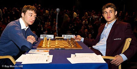 R 1 Luke McShane vs Magnus Carlsen 