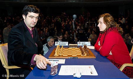 R 1 Vladimir Kramnik vs Judit Polgar 