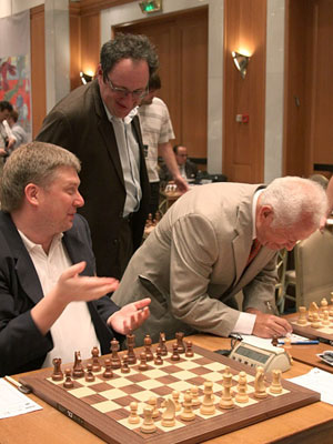 Shirov y Gelfand 