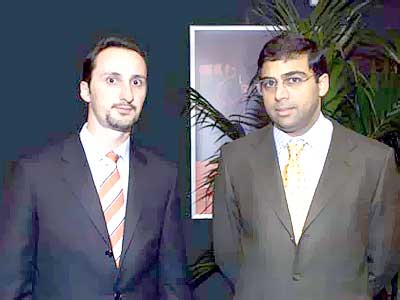 Topalov y Anand en Corus 2006