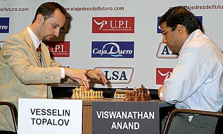 Topalov y Anand en la Final